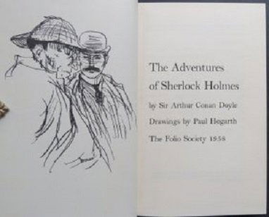 Conan Doyle, Sherlock Holmes Adventures, 1958 illustrat (1 of 11)