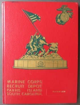 US Marine Corps Parris Island 1970 Platoon 3028 illustr (1 of 16)