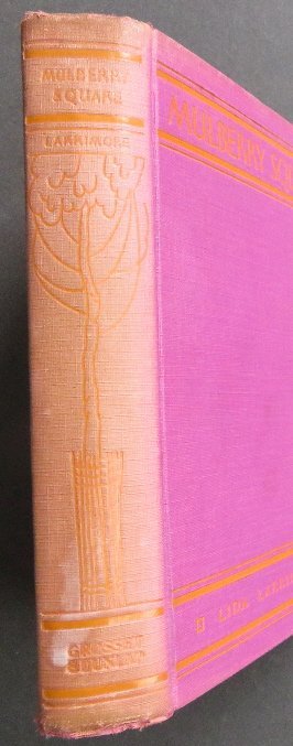 Larrimore, Mulberry Square, 1stEd 1930 Romance Novel: "Mulberry Square", by Lida Larrimore, published by Grosset & Dunlap, New York, 1930, stated Sixth Printing. Hard boards, original publisher's cloth [a little wear, sporadic spine fade]; 5.1/4" x 7.3/4