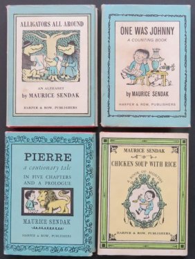 Sendak, 4 volumes Nutshell Library Harper 1stEd 1962 ill. (1 of 20)