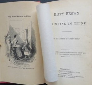 Phelps, Kitty Brown Beginning to Think 1st Ed. 1853 illustrated (1 of 12)