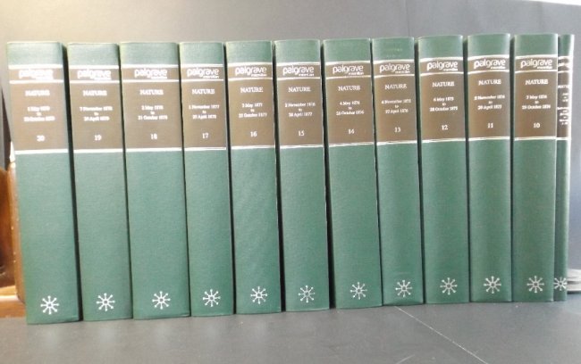 Nature Journal 1869-1879, complete 21 vol. Facsimile Ed. UK 2002 iillustrated (1 of 18)