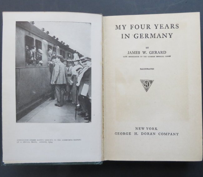 Gerard, My Four Years in Germany 1917 illustrated (1 of 16)