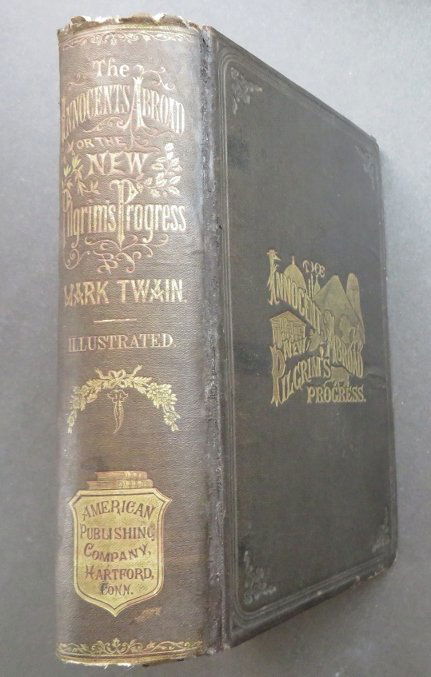 Mark Twain, Pilgrims Progress Innocents Abroad, 1st Edition 1870 illustrated (1 of 20)