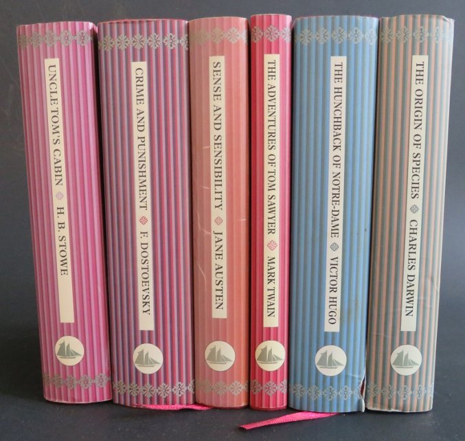 Lot 6 Classic Novels, Twain, Hugo, Darwin, Austen, Beecher Stowe, Dostoevsky (1 of 18)