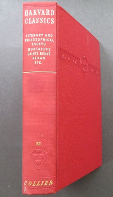 Philosophical Essays, French, German, Italian, Harvard Classics 1938 (1 of 12)