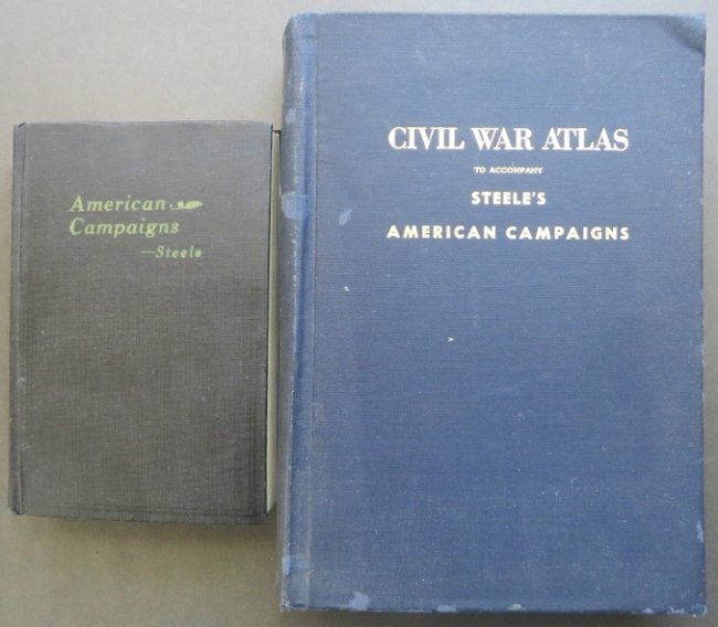 American Campaigns Civil War 2vol. 1stEd. 1947 Text & Atlas (1 of 19)