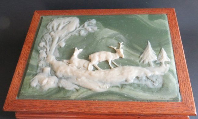 Vintage Wooden Jewelry Box Original Dante Carpenters 1970s (1 of 10)