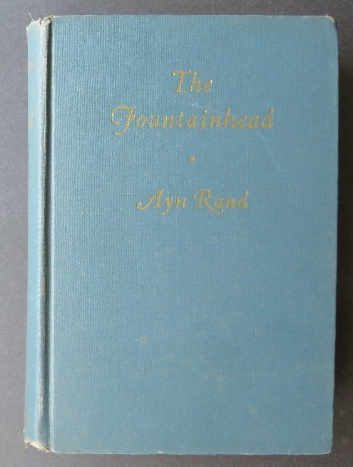 Ayn Rand, The Fountainhead, 1st Ed. 1943 Early Print (1 of 10)