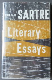 Sartre, Literary Essays, Wisdom Library 1957 Philosophical (1 of 10)