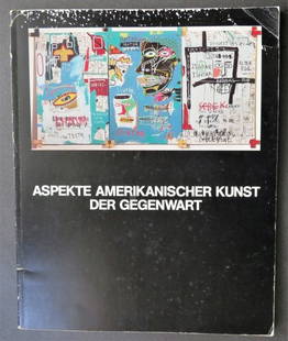 Contemporary American Art, New Acquisitions Ludwig Collection 1984: "Aspects of the Contemporary American Art, New Acquisitions by Ludwig Collection" German exhibition catalog published by the City of Aachen, New Gallery - Ludwig Collection, 1984. First Edition. Origi