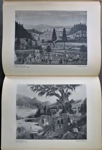 Jean Lipman, Early American Folk Art, 1st Edition 1945 illustrated: "American Primitive Painting" by Jean Lipman, published by Oxford University Press, London, New York, Toronto, 1942. First edition, stated Second Printing, 1945. "A Wartime Book" with a Wartime Book i