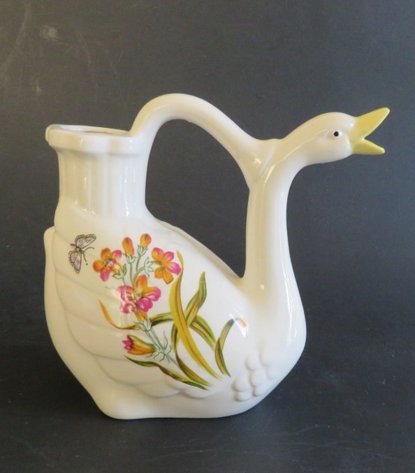 Vintage Mid Century Ardalt-Lenwile Ceramic Bird Creamer, Pitcher 1950s (1 of 12)