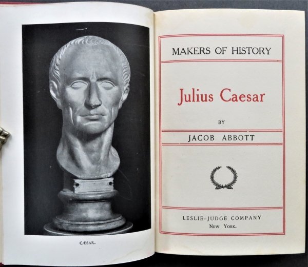 Jacob Abbott, Julius Caesar, 1910s, illustrated, Historical (1 of 9)