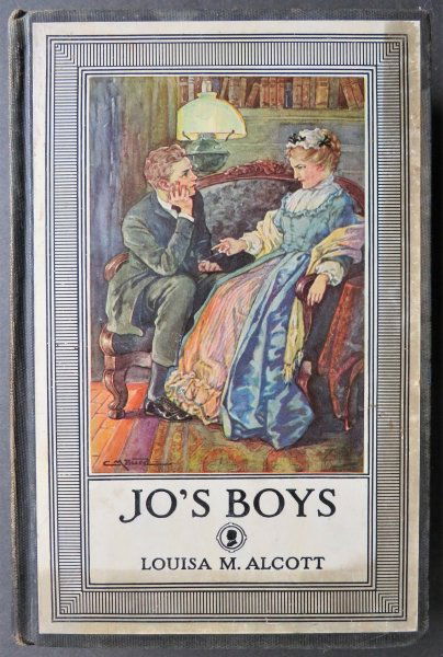 Louisa Alcott, Jo's Boys, Sequel to Little Men, 1925, illustrated by Clara Burd (1 of 11)