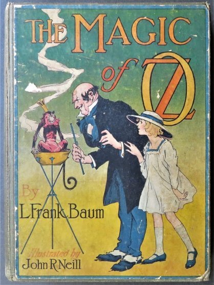 Frank Baum, Magic of Oz, 1st Edition, 1919 illustrated by John Neill (1 of 17)