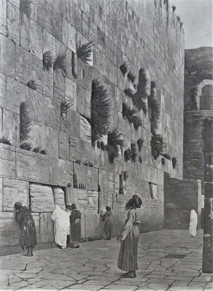 Jean-Leon Gerome, The Wall of Solomon, Goupil Antique Photogravure 1881 (1 of 4)