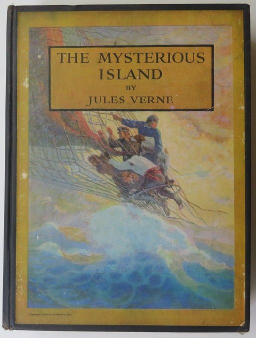 Jules Verne, Mysterious Island, 1st US Ed. 1946, Wyeth illustrations (1 of 16)