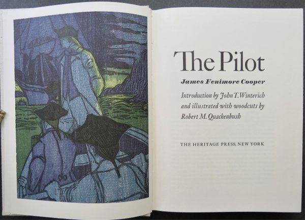 Fenimore Cooper, The Pilot, Heritage Ed. 1968, Robert Quackenbush illustrations (1 of 17)