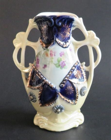 Antique Art Nouveau Porcelain Vase, 1910s Germany, Asbury Park N.J. Novelty (1 of 9)