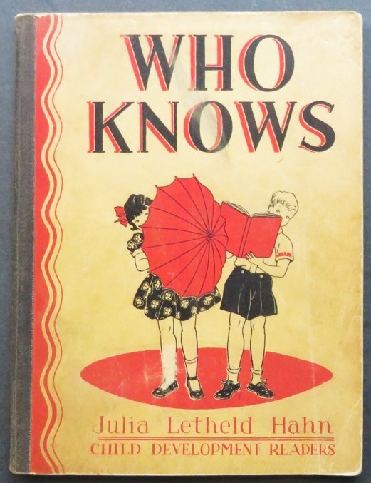 Letheld Hahn, Who Knows, A Little Primer, 1stEd. 1937, illustrated by Hader (1 of 13)