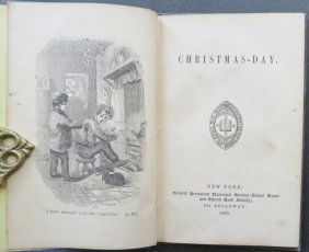 Christmas-Day, Children Book 1860 Edition
