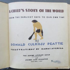 Peattie, Child's Story of World, 1stEd. 1937, Naomi Averill illustrations