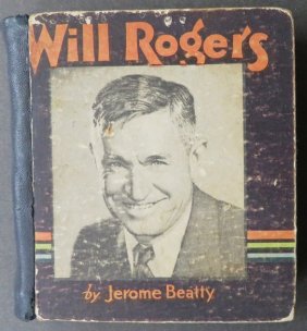 Jerome Beatty, Story of Will Rogers, 1935, Big Little Book, illustrated