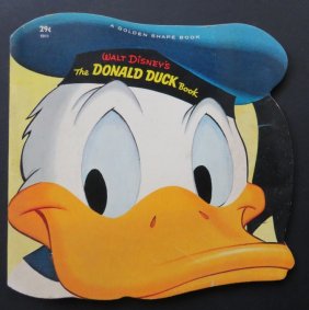 Disney, Donald Duck Book, 1st Edition, 1964, Golden Shape Book