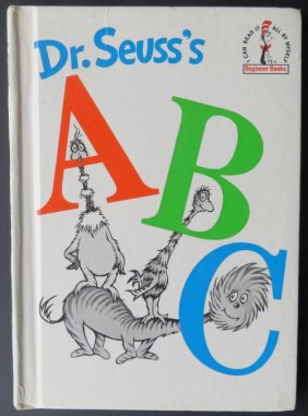 Dr. Seuss's ABC, 1960s Grolier Book Club Edition, Beginner Books
