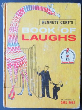 Bennett Cerf, Book of Laughs, 1959, Carl Rose illustrated, Beginner Books