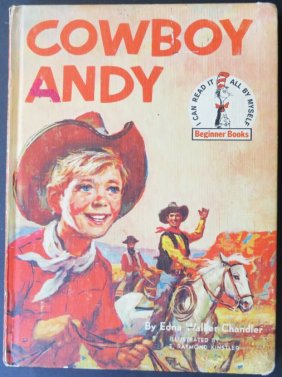 Chandler, Cowboy Andy, 1959, Kinstler illustrations, Beginner Books