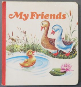 My Friends, Brown Watson Board Book, Holland 1975