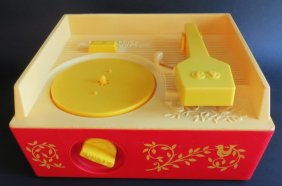 Original 1971 Fisher Price Record Player Complete with 5 Records