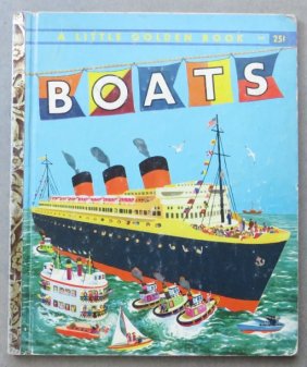 Lachman, Boats, Golden Press 1951, Lenora & Herbert Combes illustrations