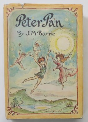 Barrie, Peter Pan, 1950, Scribner 1stEd. with Nora Unwin illustrations
