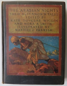 Arabian Nights, 1stEd. 1921 Print, Maxfield Parrish Color Plates, Scribner