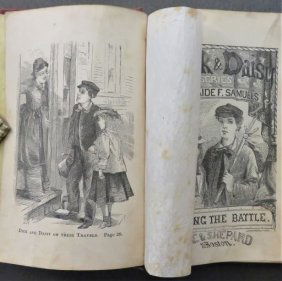 Samuels, Dick & Daisy's City Life, US Ed. 1872, Fighting The Battle, illustrated