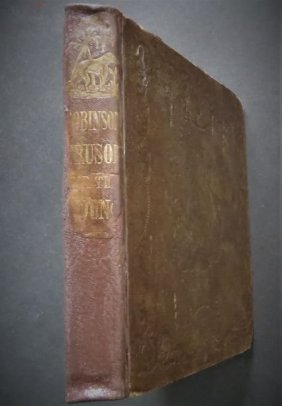 Defoe, Robinson Crusoe for the Young, US Ed. 1845, 100+ illustrations