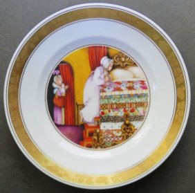 Andersen, Princess & The Pea, Fairy Tale Plate, Royal Copenhagen Ltd Ed. 1975
