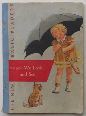We Look & See, 1951 New Basic Reader, Eleanor Campbell illustrations