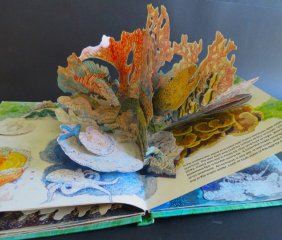 Strange Animals of the Sea, Pop-Up Action Book, 1989, Strejan & Diaz, Pinckney ill.