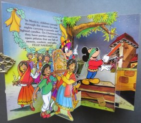 Mickey's Christmas Around the World, Pop-Up Book 1991