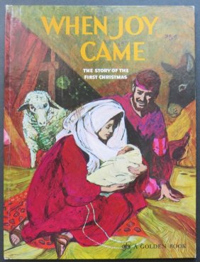Meek, Story of the First Christmas 1972, Shannon Stirnweis illustrations, Big Golden