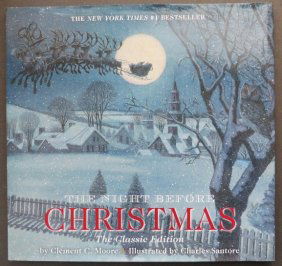 Moore, Night Before Christmas, 1st/1st Ed. 2012 Charles Santore illustrations