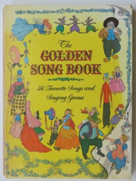 The Golden Song Book, Singing Games, 1966, Gertrude Elliott illustrations