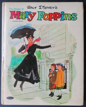 Disney, Magic of Mary Poppins, 1stEd., 1964, Howard Forsberg illustrations