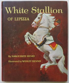 Henry, White Stallion of Lipizza, 1stEd. 1964 Wesley Dennis illustrations