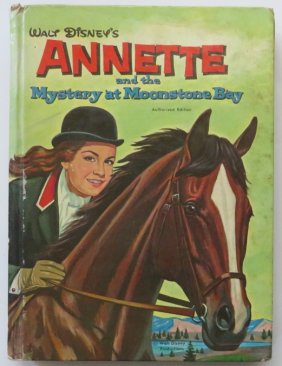 Disney, Annette & Mystery at Moonstone Bay, 1stEd. 1962, illustrated