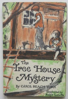 Carol Beach York, Tree House Mystery, 1973, Reisie Lonette illustrations
